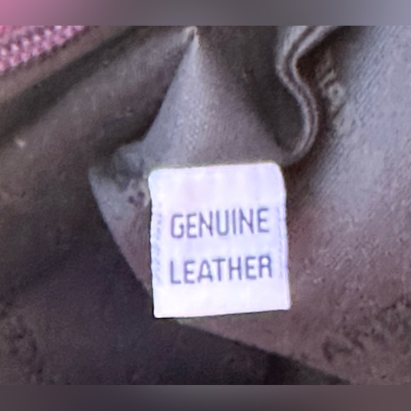 Francesco Biasia Purple Leather Ostrich Embossed Purse Italy - Picture 7 of 11